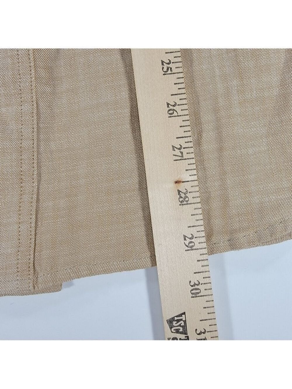 NEW Men's Carhartt Rugged Flex Relaxed Fit Short-Sleeve Large Beige Plaid Shirt - Picture 10 of 11